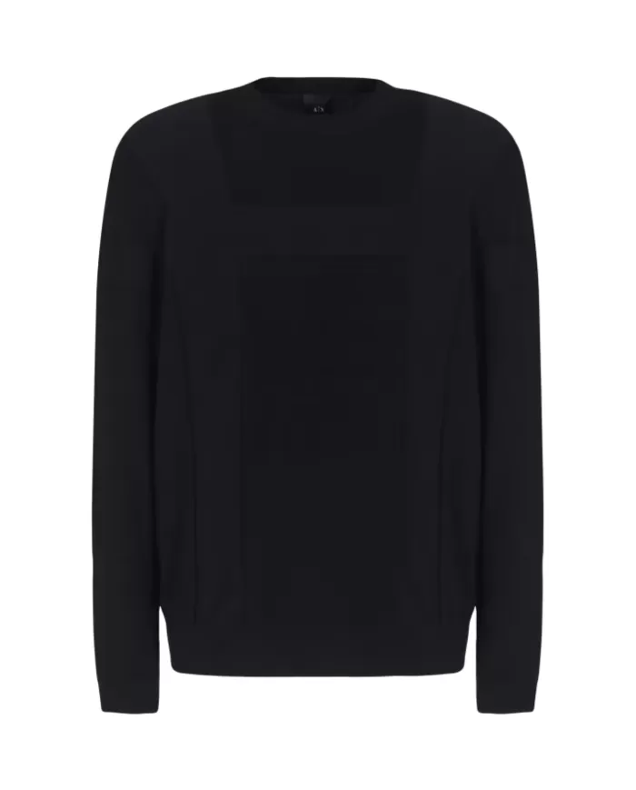 Maglia uomo girocollo nera XM000103 AF10454 | ARMANI EXCHANGE Maglia uomo girocollo nera XM000103 AF10454 | ARMANI EXCHANGE