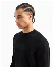 Maglia uomo girocollo nera XM000103 AF10454 | ARMANI EXCHANGE