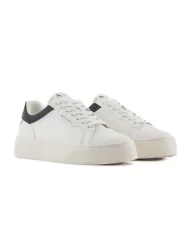 Sneakers uomo off-white/black logata XUX236 XV906| ARMANI EXCHANGE