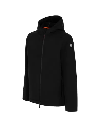Giubbino nero donna con logo patch su manica | SUNS Giubbino nero donna con logo patch su manica | SUNS