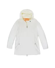 Giubbotto donna off white logata GBS53018D ORTENSIA| SUNS Giubbotto donna off white logata GBS53018D ORTENSIA| SUNS