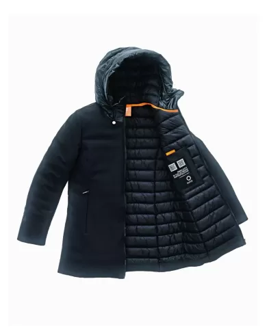 Giubbotto donna nero regular logato GBS53018D ORTENSIA | SUNS Giubbotto donna nero regular logato GBS53018D ORTENSIA | SUNS