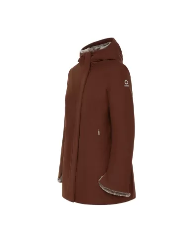Parka donna coffee interno in ecopelliccia GBS53020D MARMOLADA | SUNS Parka donna coffee interno in ecopelliccia GBS53020D MARMOLADA | SUNS