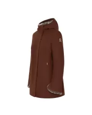 Parka donna coffee interno in ecopelliccia GBS53020D MARMOLADA | SUNS