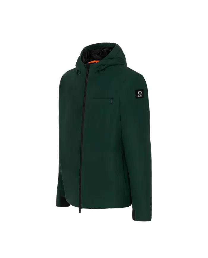 Giubbotto uomo verde regular GBS53038U AURELIO VELOUR | SUNS Giubbotto uomo verde regular GBS53038U AURELIO VELOUR | SUNS