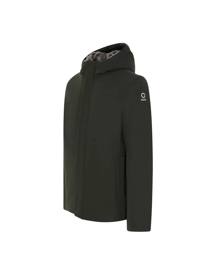 Giubbotto uomo militare con cappuccio GBS53046U MONTEBIANCO | SUNS Giubbotto uomo militare con cappuccio GBS53046U MONTEBIANCO | SUNS