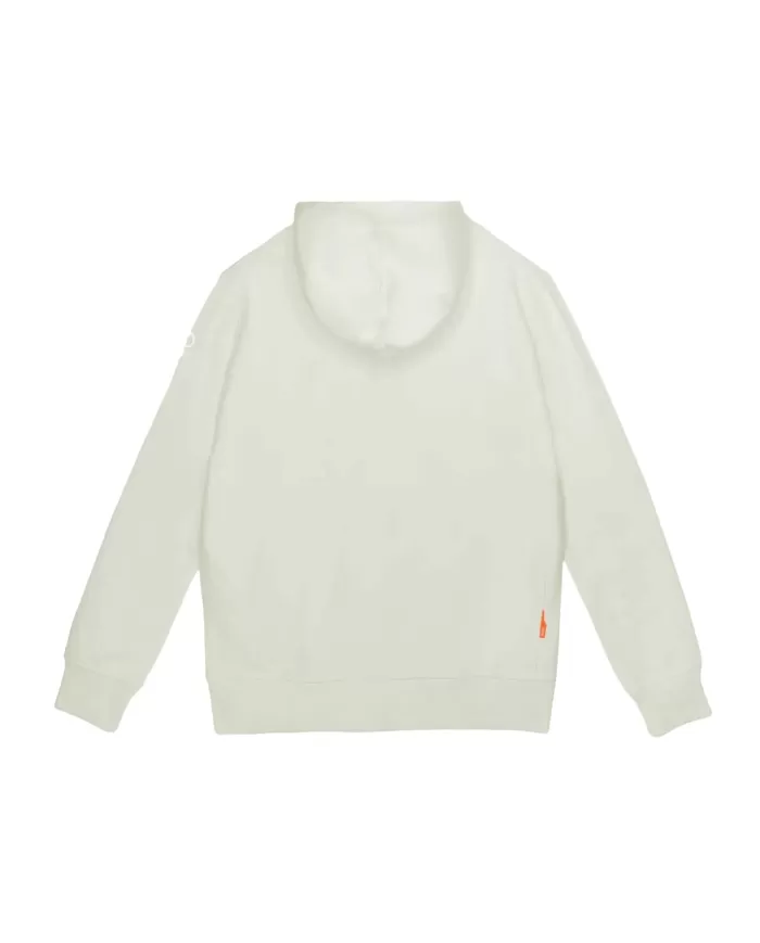 Felpa uomo bianca in cotone MFS53004U CLAUDIO FLAG | SUNS Felpa uomo bianca in cotone MFS53004U CLAUDIO FLAG | SUNS