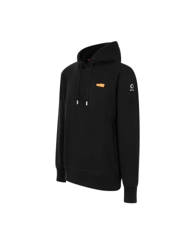 Felpa uomo nera in cotone MFS53004U CLAUDIO FLAG| SUNS Felpa uomo nera in cotone MFS53004U CLAUDIO FLAG| SUNS