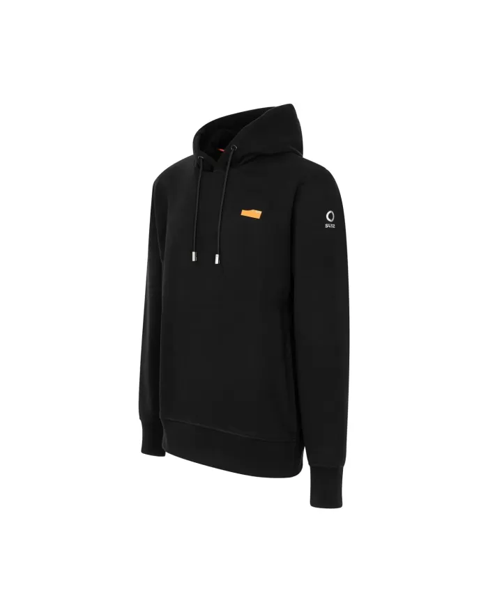 Felpa uomo nera in cotone MFS53004U CLAUDIO FLAG| SUNS Felpa uomo nera in cotone MFS53004U CLAUDIO FLAG| SUNS