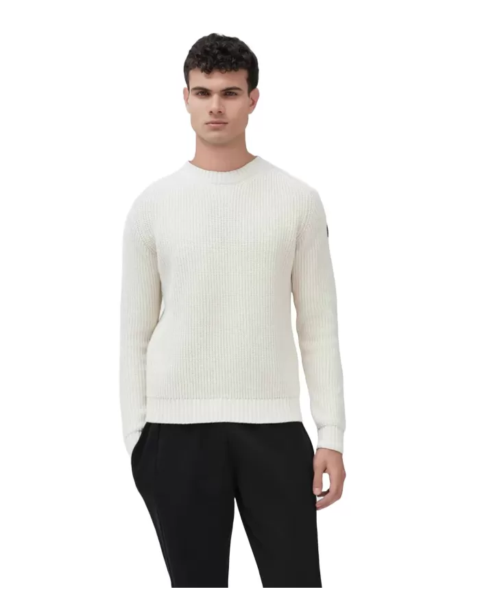 Maglia uomo off white in cotone MGS53008U CARLOS | SUNS