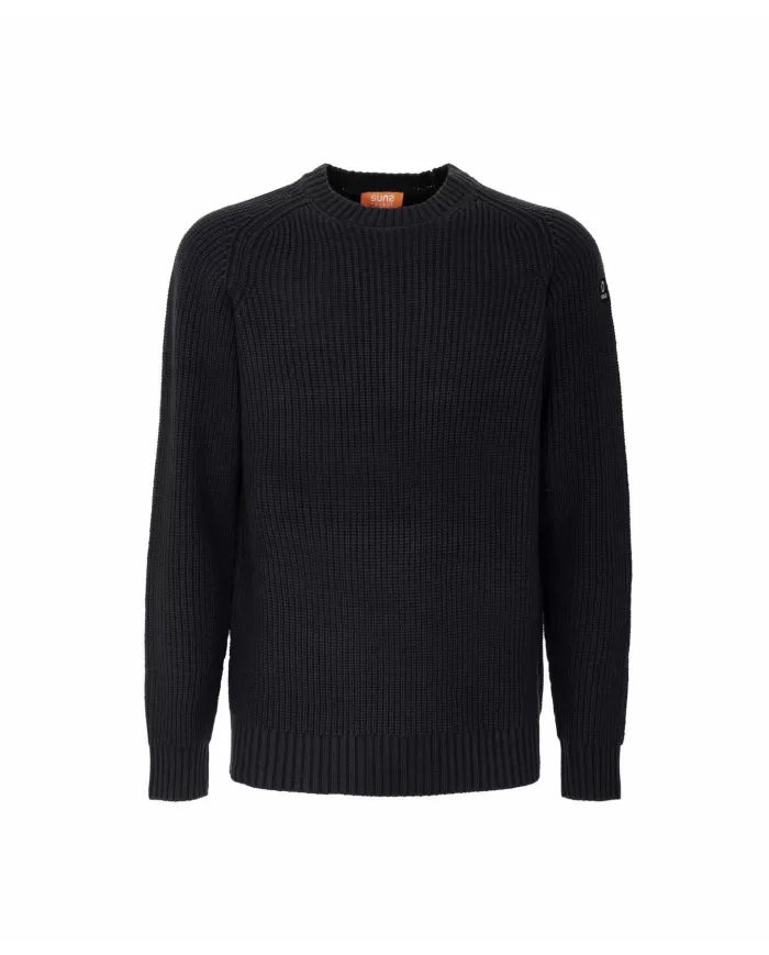 Maglia uomo nero in cotone MGS53008U CARLOS| SUNS Maglia uomo nero in cotone MGS53008U CARLOS| SUNS