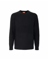 Maglia uomo nero in cotone MGS53008U CARLOS| SUNS