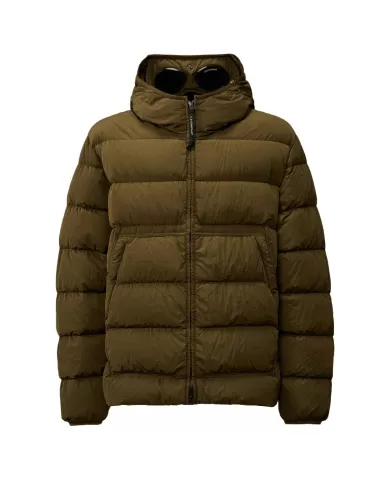 Piumino uomo Green con lenti abbinate MOW079A 005904G | C.P. Company Piumino uomo Green con lenti abbinate MOW079A 005904G | C.P. Company