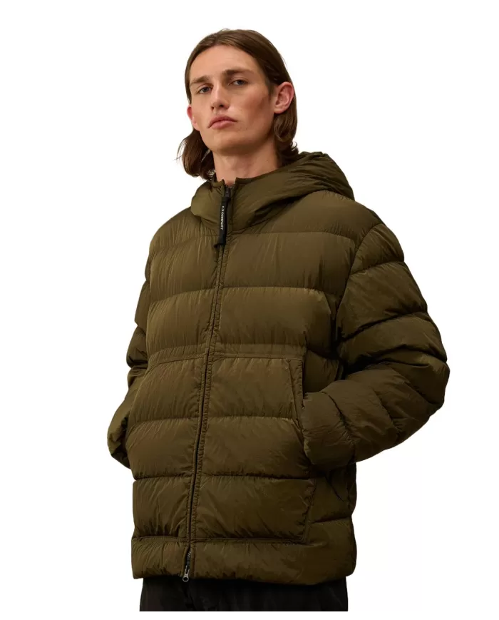 Piumino uomo Green con lenti abbinate MOW079A 005904G | C.P. Company Piumino uomo Green con lenti abbinate MOW079A 005904G | C.P. Company
