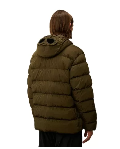 Piumino uomo Green con lenti abbinate MOW079A 005904G | C.P. Company Piumino uomo Green con lenti abbinate MOW079A 005904G | C.P. Company