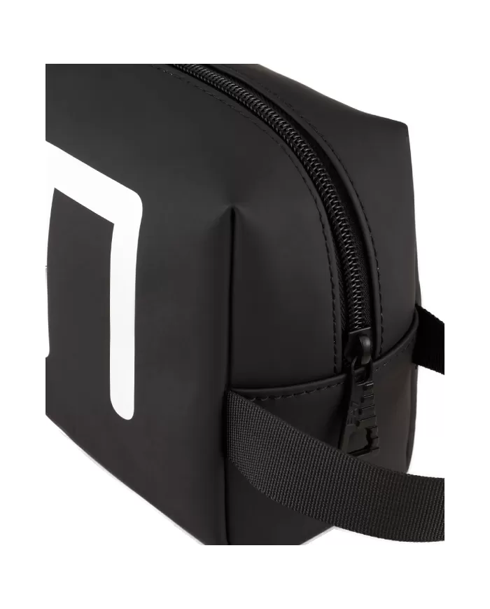 Beauty uomo nero case con maxi logo bianco 24076 3R910 | EA7