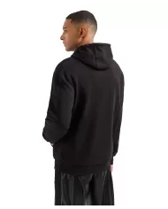 Felpa uomo nera oversize in cotone 6DOM02 PJVTZ | EA7