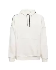 Felpa uomo gray in cotone e stampa logata su lati 6DPM18 PJVTZ | EA7