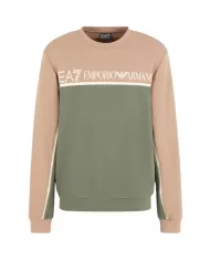 Felpa Uomo in cotone regular bicolore BEETLE 6DPM35 PJ16Z | EA7