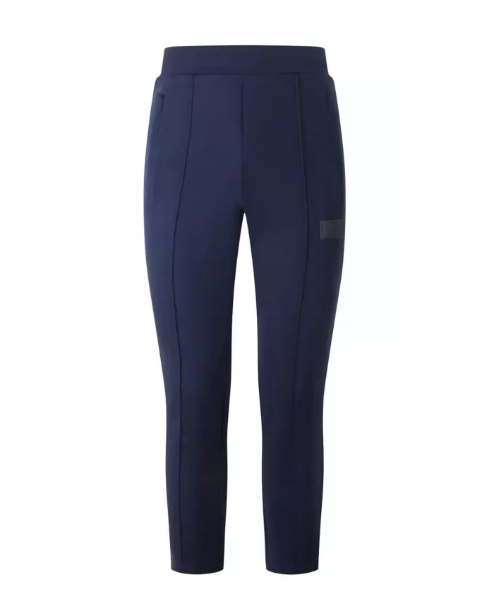 Pantaloni uomo slim gym blu in cotone con piega 6DPP68 PJODZ | EA7 Pantaloni uomo slim gym blu in cotone con piega 6DPP68 PJODZ | EA7