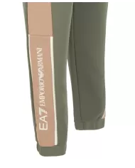 Pantalone uomo slim gym bicolore beetle in cotone 6DPP72 PJ16Z | EA7