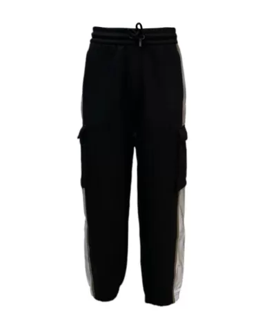 Pantalone uomo cargo gym nero in cotone logati 6DPP74 PJODZ| EA7 Pantalone uomo cargo gym nero in cotone logati 6DPP74 PJODZ| EA7
