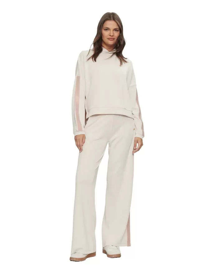 Tuta donna withe regular con stripes e stemma logato 6DTV59 TJZBZ| EA7 Tuta donna withe regular con stripes e stemma logato 6DTV59 TJZBZ| EA7
