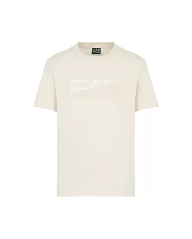 T-shirt uomo bianca in cotone logata avanti 7M000002 AF11970| EA7 T-shirt uomo bianca in cotone logata avanti 7M000002 AF11970| EA7