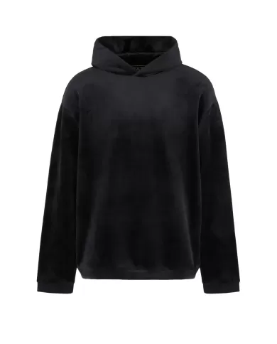 Felpa uomo oversize nera in cotone con cappuccio 7M000031 AF10345| EA7 Felpa uomo oversize nera in cotone con cappuccio 7M000031 AF10345| EA7