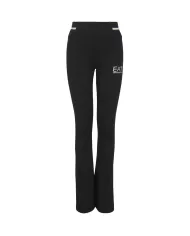 Leggings donna neri in cotone con stampa avanti 8NTP68 TJ01Z | EA7