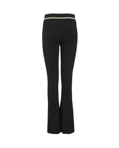 Leggings donna neri in cotone con stampa avanti 8NTP68 TJ01Z | EA7 Leggings donna neri in cotone con stampa avanti 8NTP68 TJ01Z | EA7