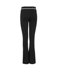 Leggings donna neri in cotone con stampa avanti 8NTP68 TJ01Z | EA7