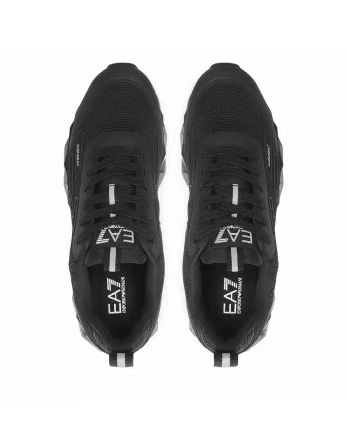 Sneakers uomo black/silver con rifiniture logate X8X154 XK357| EA7