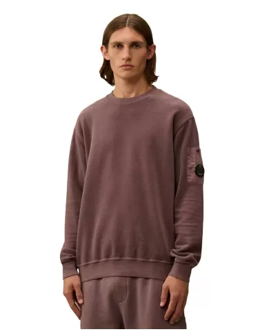 Felpa uomo Purple Dove in cotone MSS285A 006614G| C.P. Company Felpa uomo Purple Dove in cotone MSS285A 006614G| C.P. Company