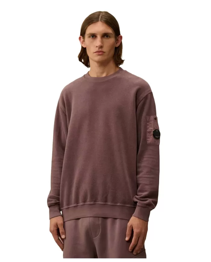 Felpa uomo Purple Dove in cotone MSS285A 006614G| C.P. Company Felpa uomo Purple Dove in cotone MSS285A 006614G| C.P. Company