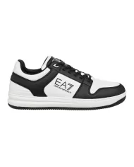 Sneakers nere e bianche uomo stile skater | EA7