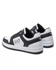 Sneakers nere e bianche uomo stile skater | EA7
