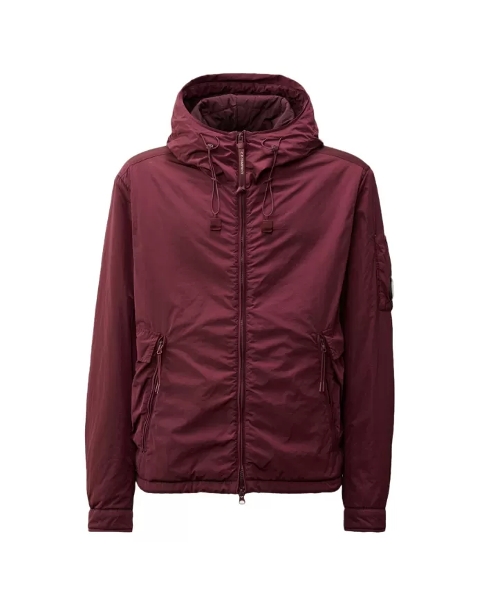 Giubbotto uomo Bordeaux con cappuccio MOW130A 005904G| C.P. Company Giubbotto uomo Bordeaux con cappuccio MOW130A 005904G| C.P. Company