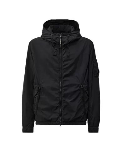 Giubbotto uomo nero con doppio cappuccio MOW130A 005904G| C.P. Company Giubbotto uomo nero con doppio cappuccio MOW130A 005904G| C.P. Company