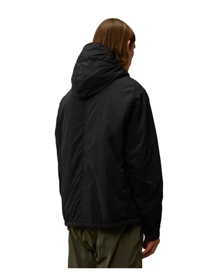 Giubbotto uomo nero con doppio cappuccio MOW130A 005904G| C.P. Company