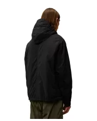 Giubbotto uomo nero con doppio cappuccio MOW130A 005904G| C.P. Company
