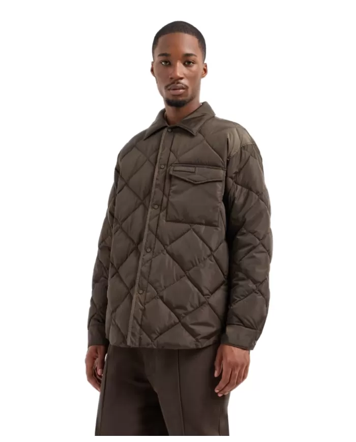 Giubbino uomo olive trapuntato con tasca 6DZB04 ZN4XZ| ARMANI EXCHANGE Giubbino uomo olive trapuntato con tasca 6DZB04 ZN4XZ| ARMANI EXCHANGE