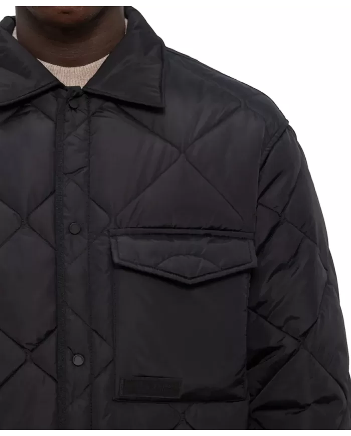 Giubbino uomo nero trapuntato con tasca 6DZB04 ZN4XZ | ARMANI EXCHANGE Giubbino uomo nero trapuntato con tasca 6DZB04 ZN4XZ | ARMANI EXCHANGE