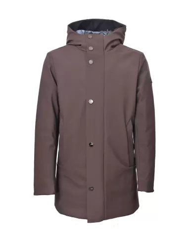 Parka uomo marrone waterproof con cappuccio HE744015 FROST | HESKIMO Parka uomo marrone waterproof con cappuccio HE744015 FROST | HESKIMO
