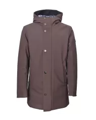 Parka uomo marrone waterproof con cappuccio HE744015 FROST | HESKIMO