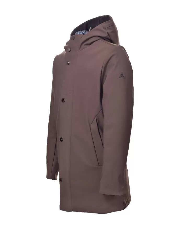 Parka uomo marrone waterproof con cappuccio HE744015 FROST | HESKIMO Parka uomo marrone waterproof con cappuccio HE744015 FROST | HESKIMO