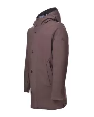 Parka uomo marrone waterproof con cappuccio HE744015 FROST | HESKIMO