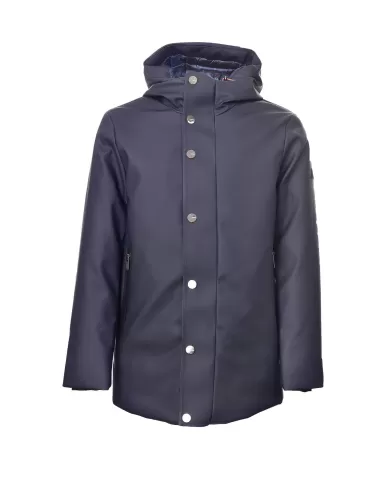Giaccone uomo blu waterproof con cappuccio HE744016 SLEEK | HESKIMO Giaccone uomo blu waterproof con cappuccio HE744016 SLEEK | HESKIMO