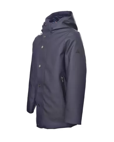 Giaccone uomo blu waterproof con cappuccio HE744016 SLEEK | HESKIMO Giaccone uomo blu waterproof con cappuccio HE744016 SLEEK | HESKIMO