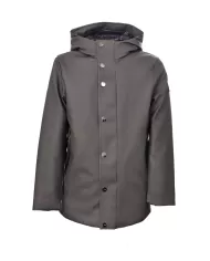 Giaccone uomo militare waterproof con cappuccio HE744016 SLEEK|HESKIMO